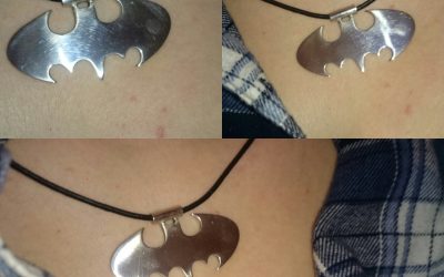 Silver Batman pendant